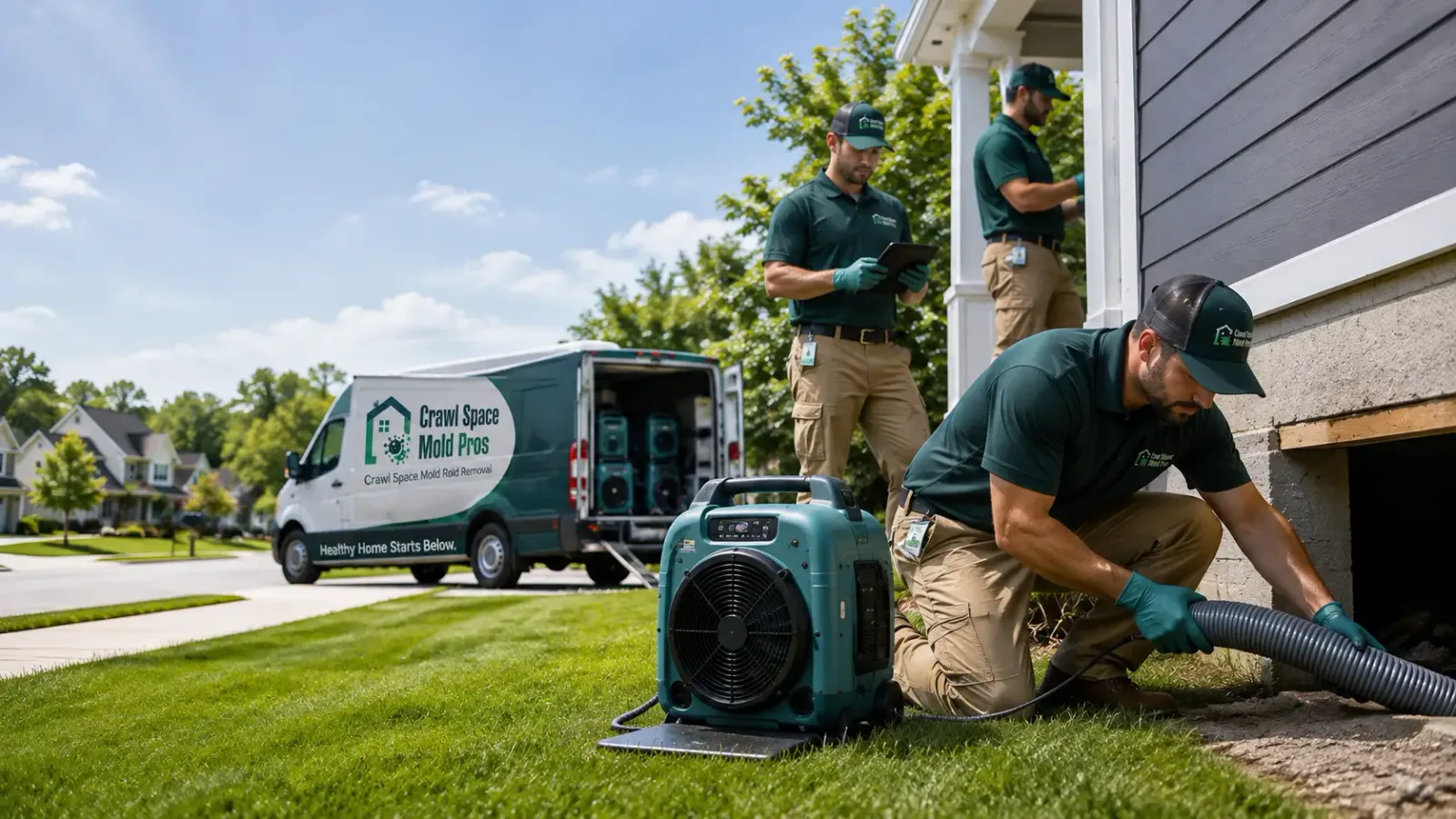 Crawl Space Mold Removal in Cana, VA